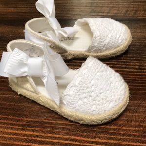 White Baby Espadrilles